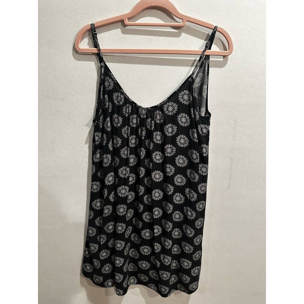 Forever 21 Womens Small Black White Geometric Cami Top Summer Feminine Travel